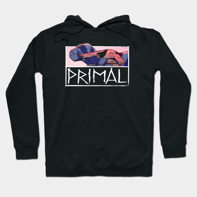 Primal (Black Print) Hoodie by Nerdology